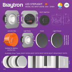 Blende Abdeckung für LED Treppenlicht 2W eckig schwarz | PurpleLights – Bild 14