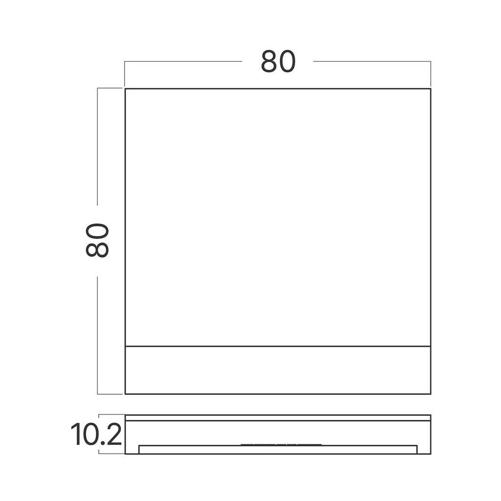 BRY-STEP-A-CS2-SQR-WHT-STEPLIGHT COVER – Bild 5