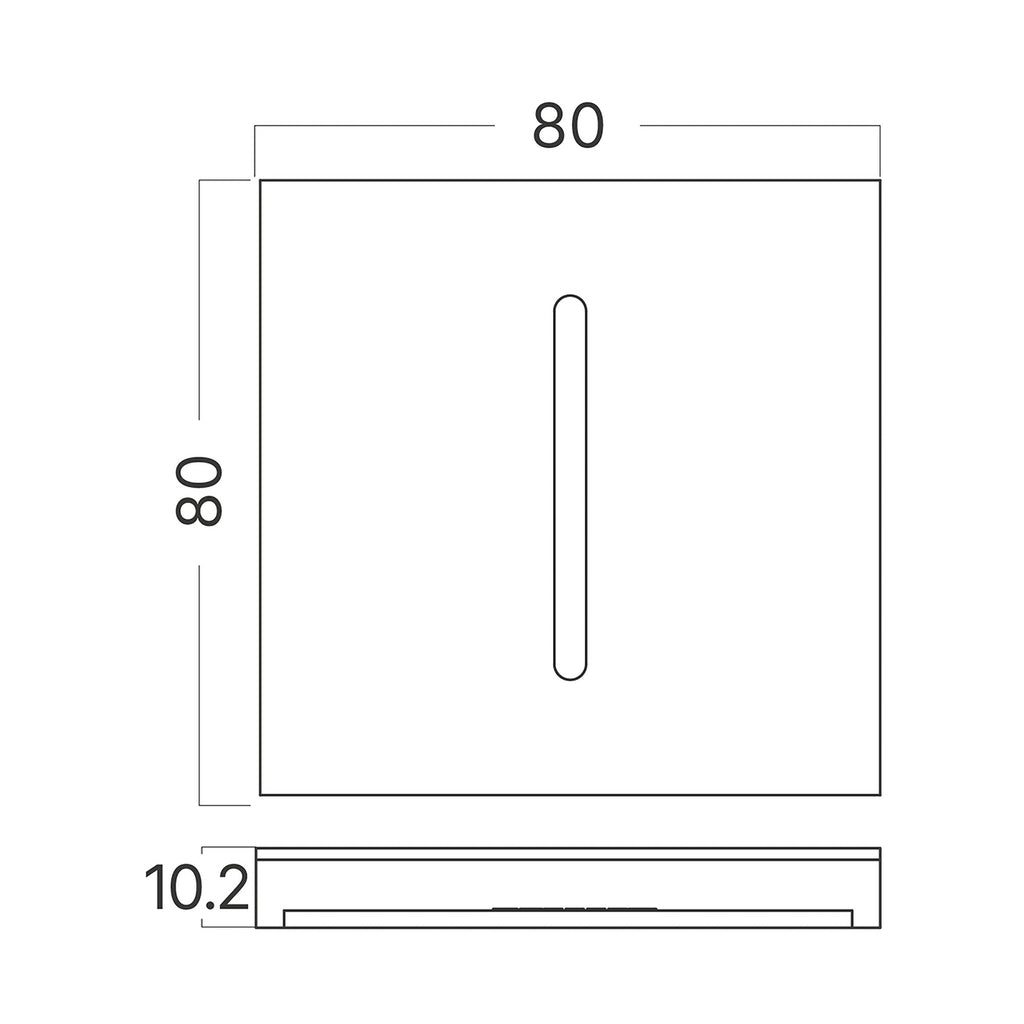 BRY-STEP-A-CS3-SQR-WHT-STEPLIGHT COVER – Bild 5