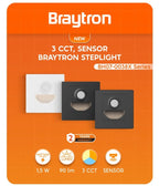 Braytron 1,5W LED Treppenlicht mit Bewegungsmelder – 3CCT, 90 lm, IP20 – Bild 10