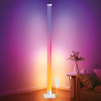 Braytron RGBW LED Stehleuchte 154 cm, 8W, Weiß – dimmbar mit App & Fernbedienung