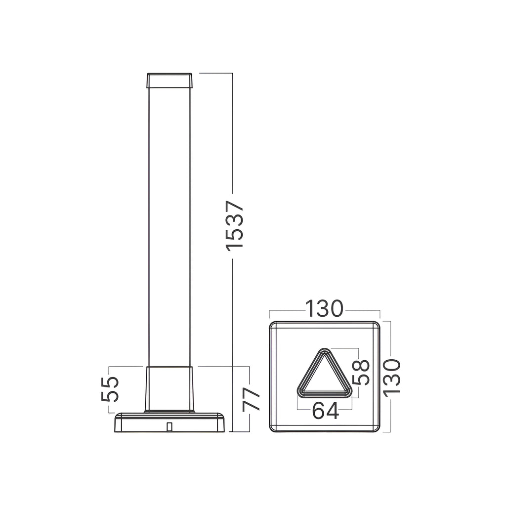 Braytron RGBW LED Stehleuchte 154 cm 8W dimmbar mit App & Fernbedienung Weiß – Bild 5