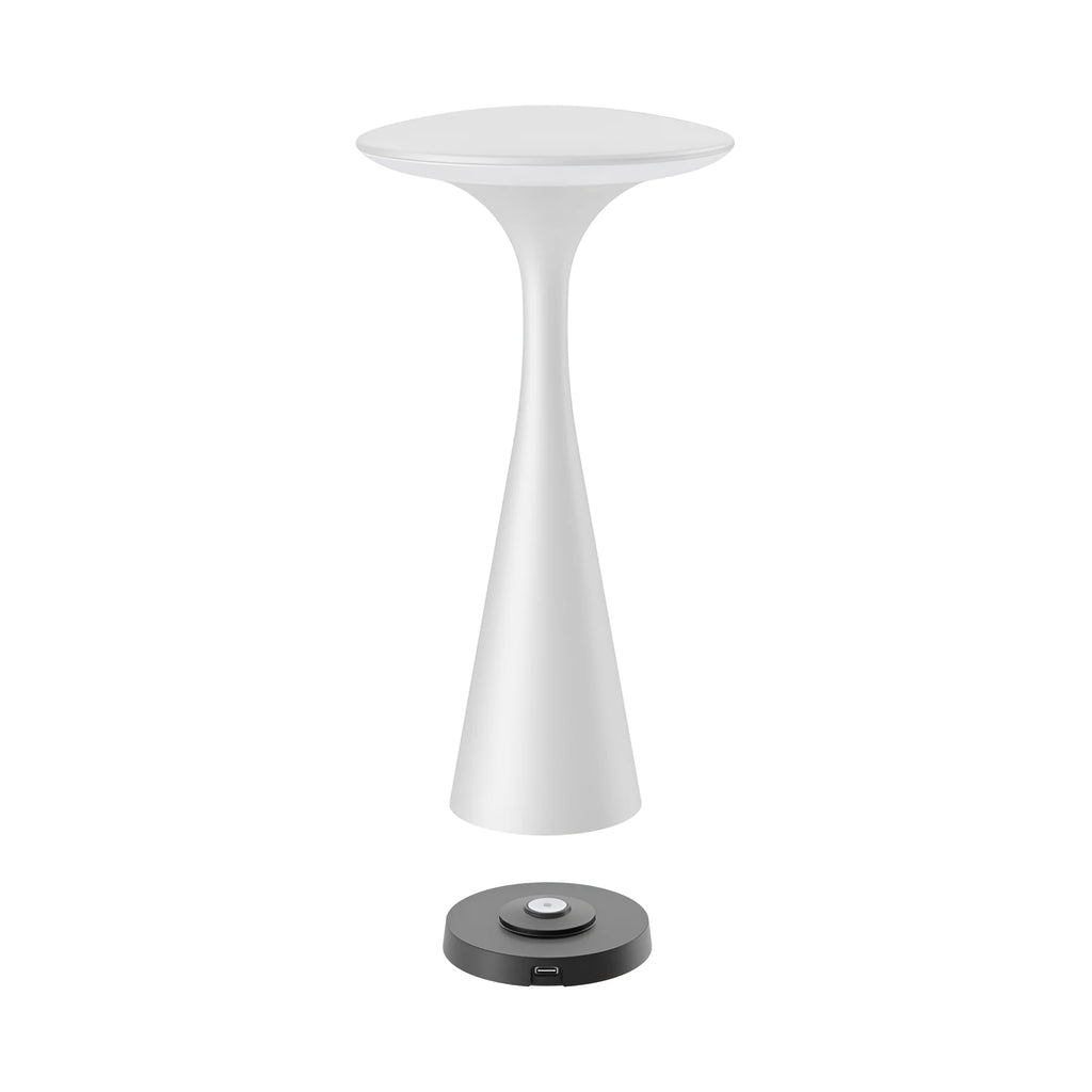 LED Akku Tischlampe weiß dimmbar IP44 USB | Purplelights – Bild 3