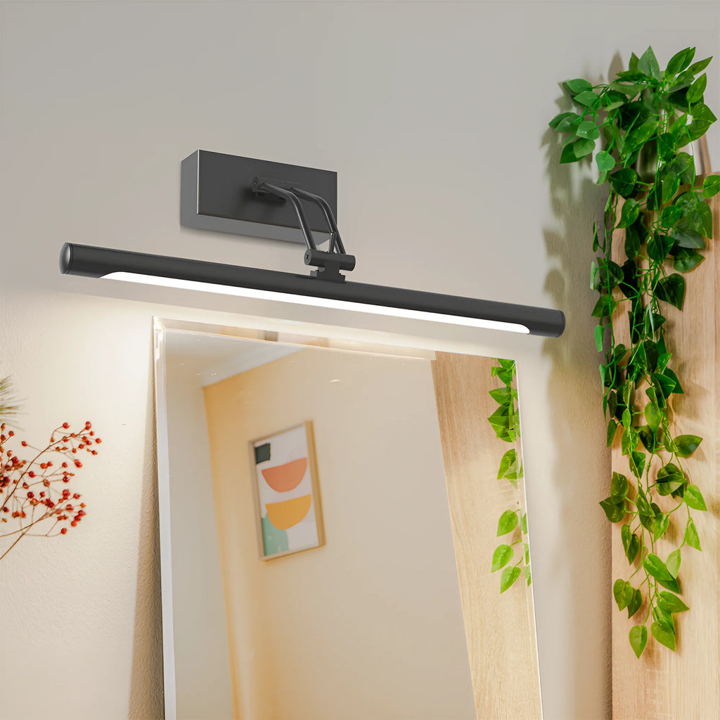 LED Spiegelleuchte Chrom 8W 40cm – Bilderleuchte 700lm – Bild 2