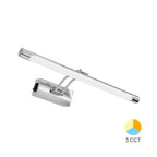 LED Spiegelleuchte Chrom 8W 40cm – Bilderleuchte 700lm – Bild 11