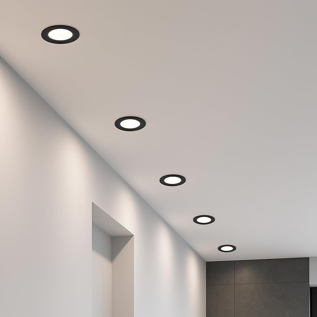 LED Einbaupanel 3W ultraflach schwarz 3in1 CCT IP40 | PurpleLights – Bild 5