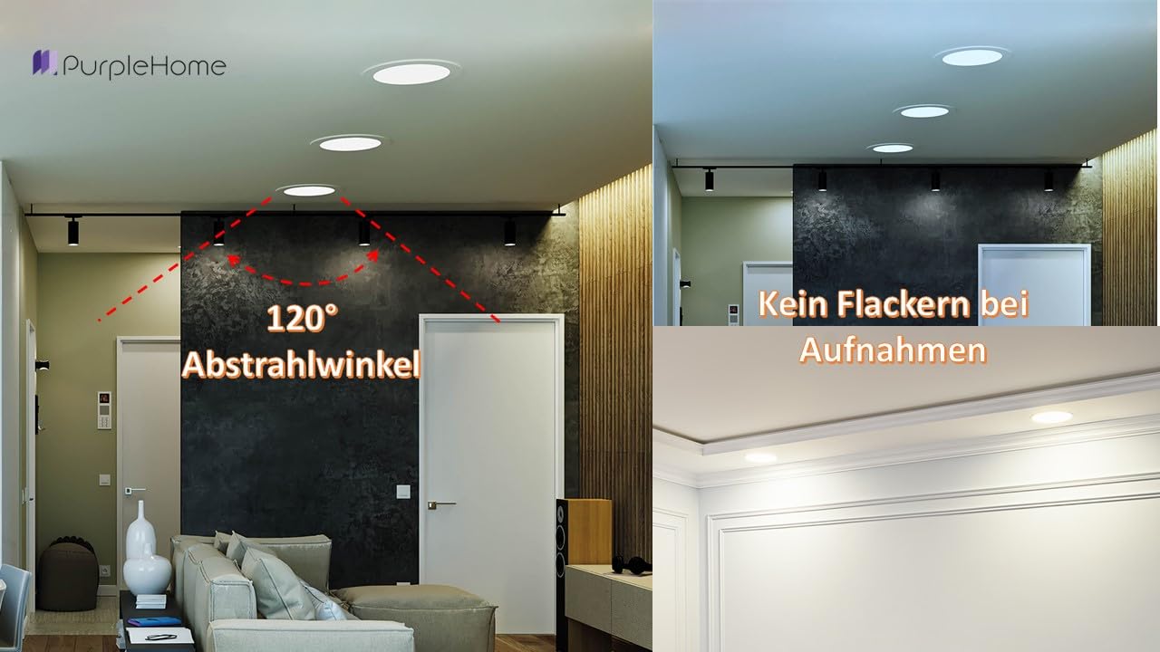 LED Einbaupanel 12W Ultraslim – 3CCT dimmbar Ø170mm IP20 – Bild 11