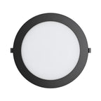 LED Panel Einbaustrahler 18W Dimmbar 3CCT Schwarz – Ø205 mm ultraflach 26 mm – Bild 4