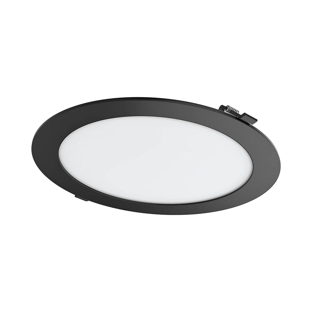 LED Panel Einbaustrahler 18W Dimmbar 3CCT Schwarz – Ø205 mm ultraflach 26 mm – Bild 7
