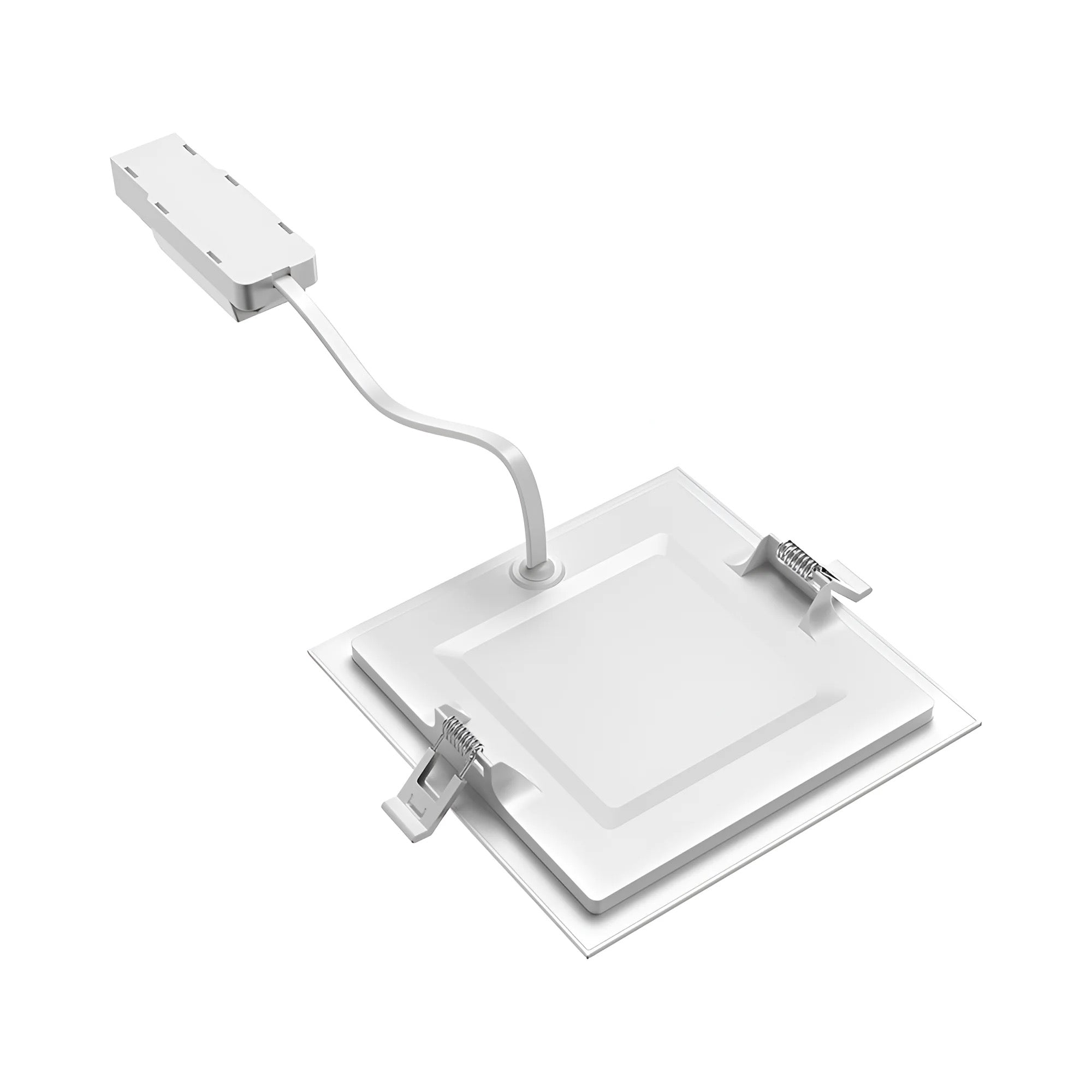 LED Panel 3W 230V 3CCT Eckig Ultraflach IP40 LED Einbauleuchte 220 Lumen Weiß – Bild 9