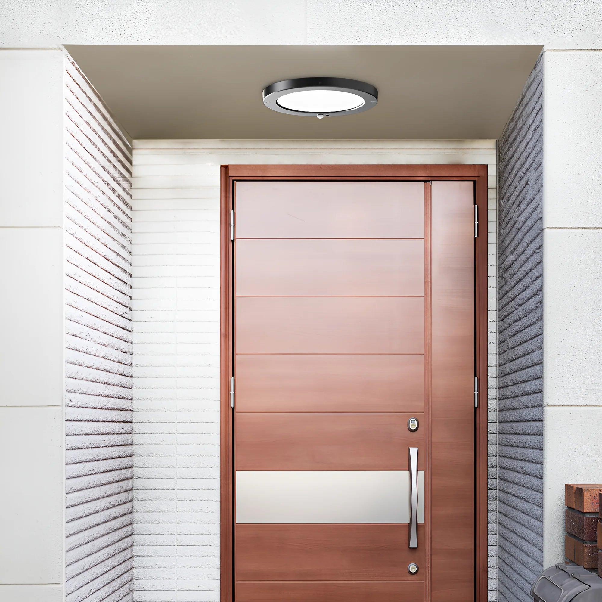 LED Deckenleuchte 20W schwarz mit Bewegungsmelder – 3in1 CCT rund – Bild 3