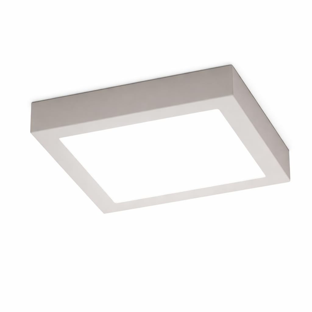 LED Deckenlampe 18W Eckig – Flache Deckenleuchte für Flur, Wohnzimmer – Bild 9