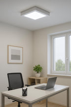 LED Deckenlampe 18W Eckig – Flache Deckenleuchte für Flur, Wohnzimmer – Bild 10