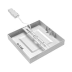LED Deckenlampe 18W Eckig – Flache Deckenleuchte für Flur, Wohnzimmer – Bild 12