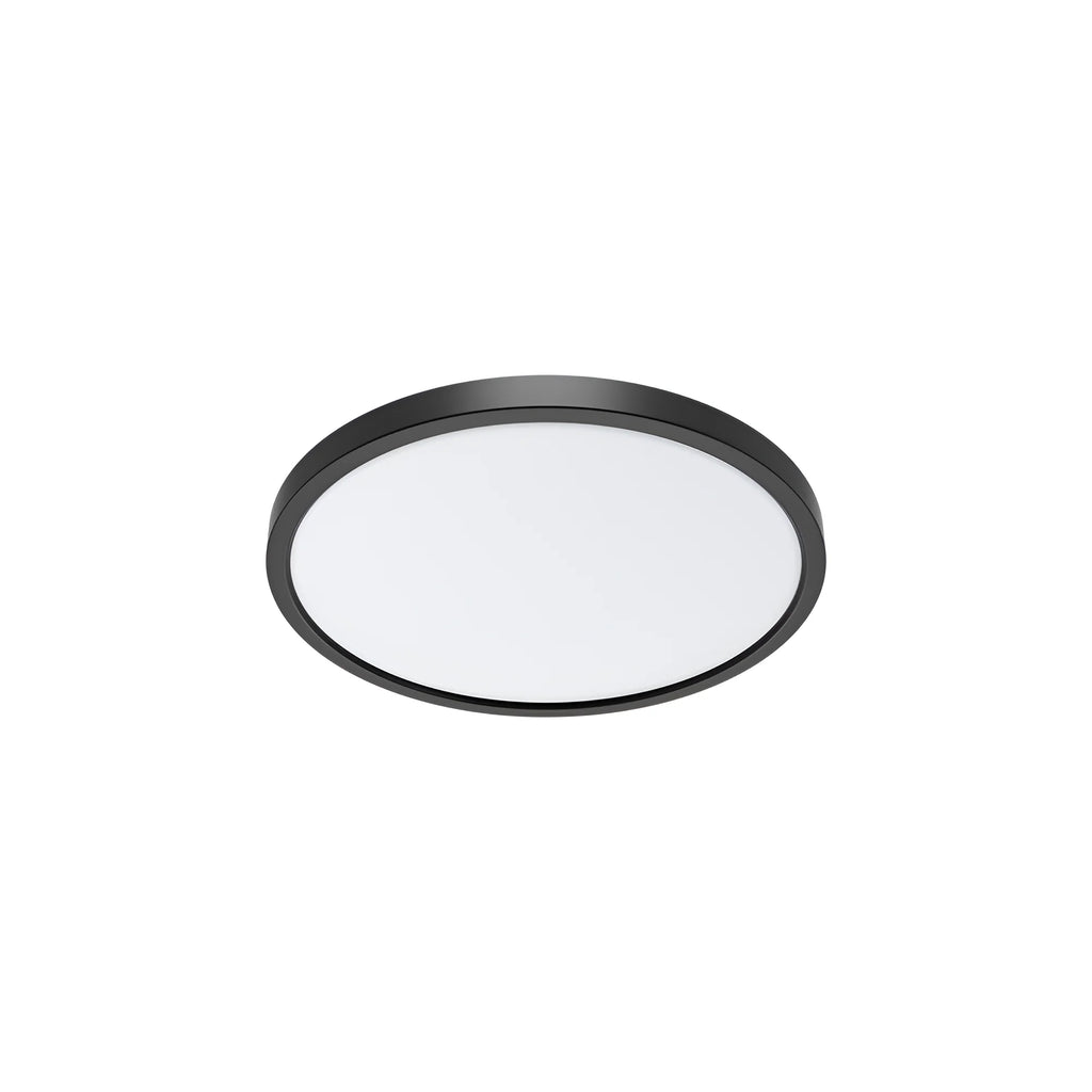 LED-Deckenleuchte rund 20 W Ø230 mm 5 Lichtfarben, Schwarz