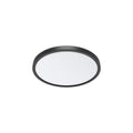 LED-Deckenleuchte rund 20 W Ø230 mm 5 Lichtfarben, Schwarz