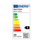 LED-Deckenleuchte rund 20 W Ø230 mm 5 Lichtfarben, Schwarz – Bild 7
