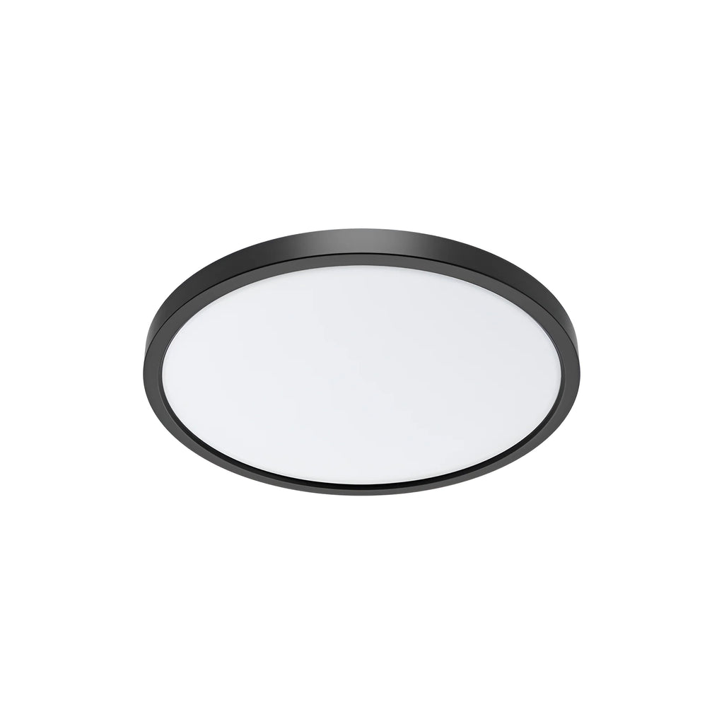LED-Deckenleuchte rund 25 W Ø300 mm 5 Lichtfarben, Schwarz
