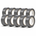Braytron Isolierband Grau 19x18m – PVC Elektroband 10er Set