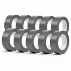 Braytron Isolierband Grau 19x18m – PVC Elektroband 10er Set