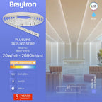 Braytron LED Streifen 10m 24V – 240 LED/m, 3000K Warmweiß Rolle – Bild 2
