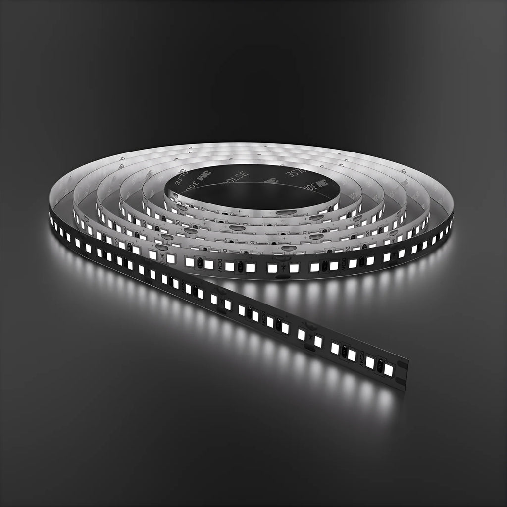 Braytron LED Streifen 10 Meter Rolle 24V –Extrem Hell 20W/m –240 LED/m –2600lm/m –CRI80 –13.000 Lumen – selbstklebend 3M – LED Strip Band IP20 – 3000K / 4000K / 6500K (5 Jahre Garantie) (Kaltweiß 6.500K) – Bild 2