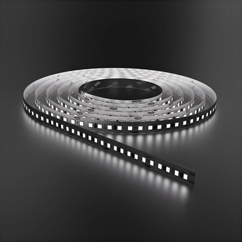 Braytron LED Streifen 10 Meter Rolle 24V –Extrem Hell 20W/m –240 LED/m –2600lm/m –CRI80 –13.000 Lumen – selbstklebend 3M – LED Strip Band IP20 – 3000K / 4000K / 6500K (5 Jahre Garantie) (Kaltweiß 6.500K) – Bild 2