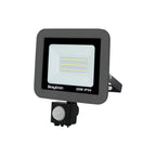LED Strahler mit Bewegungsmelder Außen Garage Garten superhell Lampe 30W IP54 3000K – Bild 1