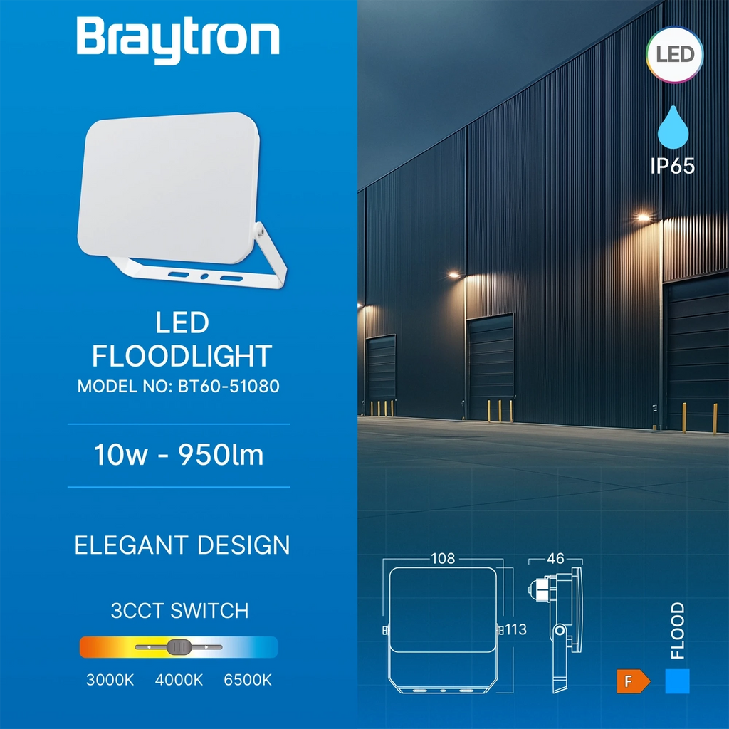 BRY-FLOOD-WF-10W-WHT-3IN1-IP65-LED FLOODLIGHT – Bild 3