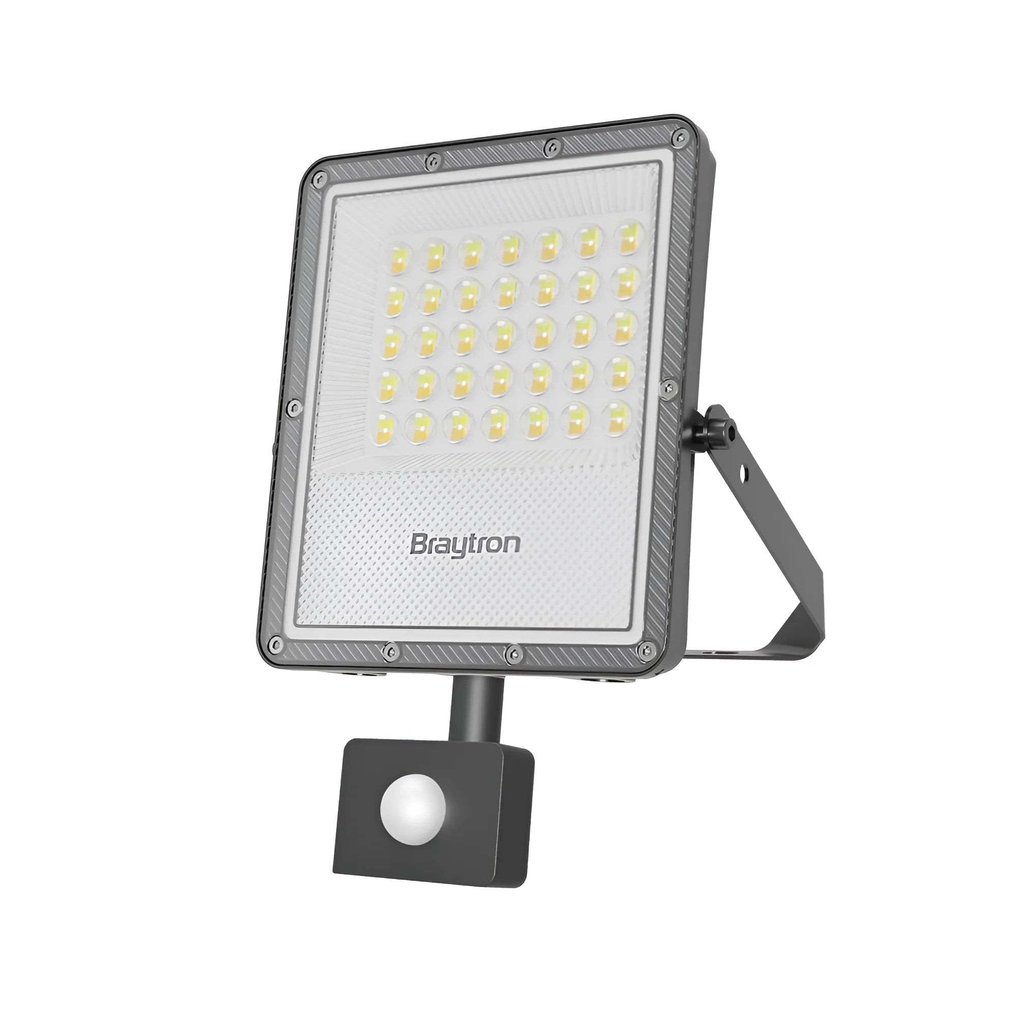 LED Flutlichtstrahler 30W 3300lm Bewegungsmelder 3CCT IP54 Garten Einfahrt Außen Braytron – Bild 1
