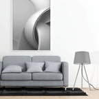 Braytron Tischleuchte – Moderne graue 3-Bein Lampe mit E27 Fassung – Bild 3