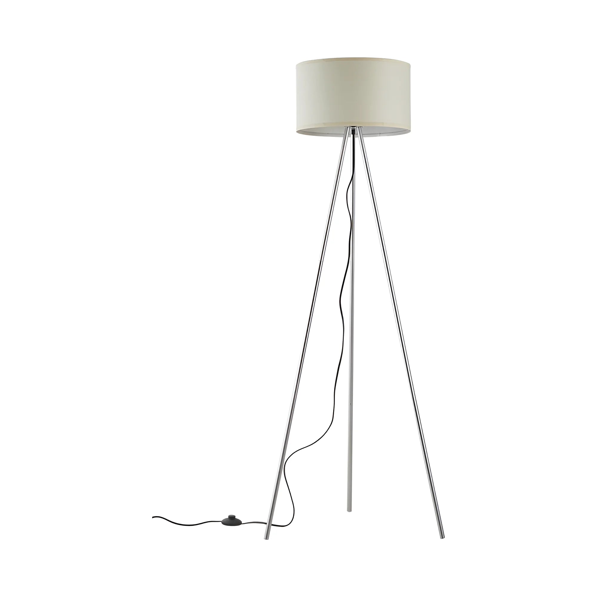 Braytron Stehleuchte Beige– 3-Bein, 155 cm, sat. Kunststoffschirm, E27 – Bild 4