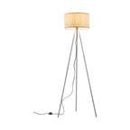 Braytron Stehleuchte Beige– 3-Bein, 155 cm, sat. Kunststoffschirm, E27 – Maßzeichnung