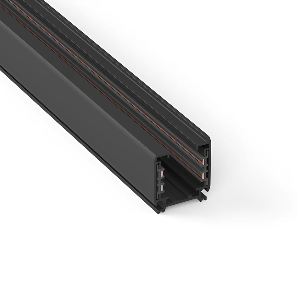 Braytron 3-Phasen Stromschiene 1m Schwarz – Produktansicht