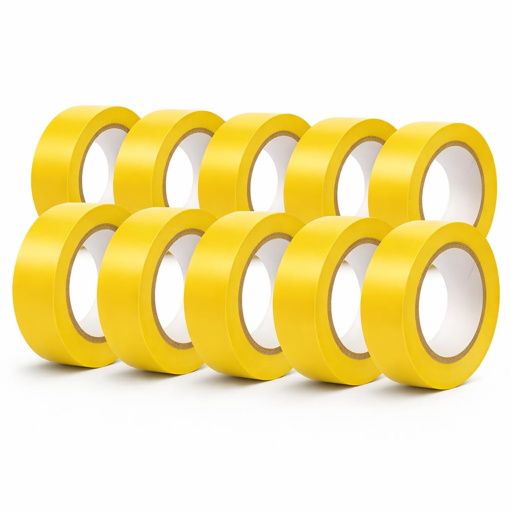 Braytron Isolierband 19x18m Gelb – PVC Elektroband 10er Set – Bild 3