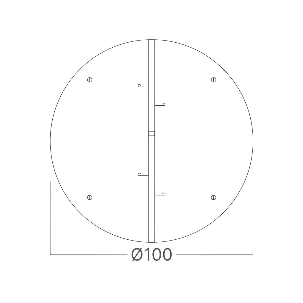 Braytron Rückstauklappe Ø100 mm (4") gegen Zugluft & Gerüche, Weiß – Bild 3