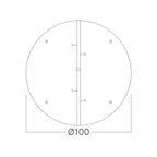 Braytron Rückstauklappe Ø100 mm (4") gegen Zugluft & Gerüche, Weiß – Bild 3