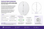 Braytron Rückstauklappe Ø100 mm (4") gegen Zugluft & Gerüche, Weiß – Bild 5