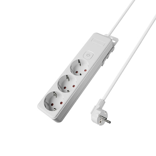Braytron 3-Fach Mehrfachsteckdose mit 5m Kabel mit Schalter mit Kindersicherung & Zubehör – Bild 1