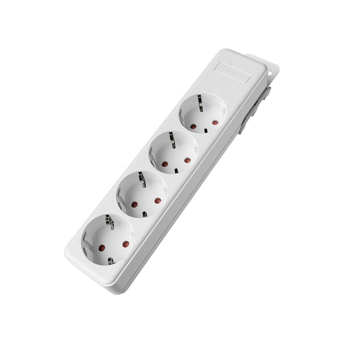 Braytron 4-Fach Mehrfachsteckdose ohne Kabel ohne Schalter mit Kindersicherung & Zubehör – Bild 1