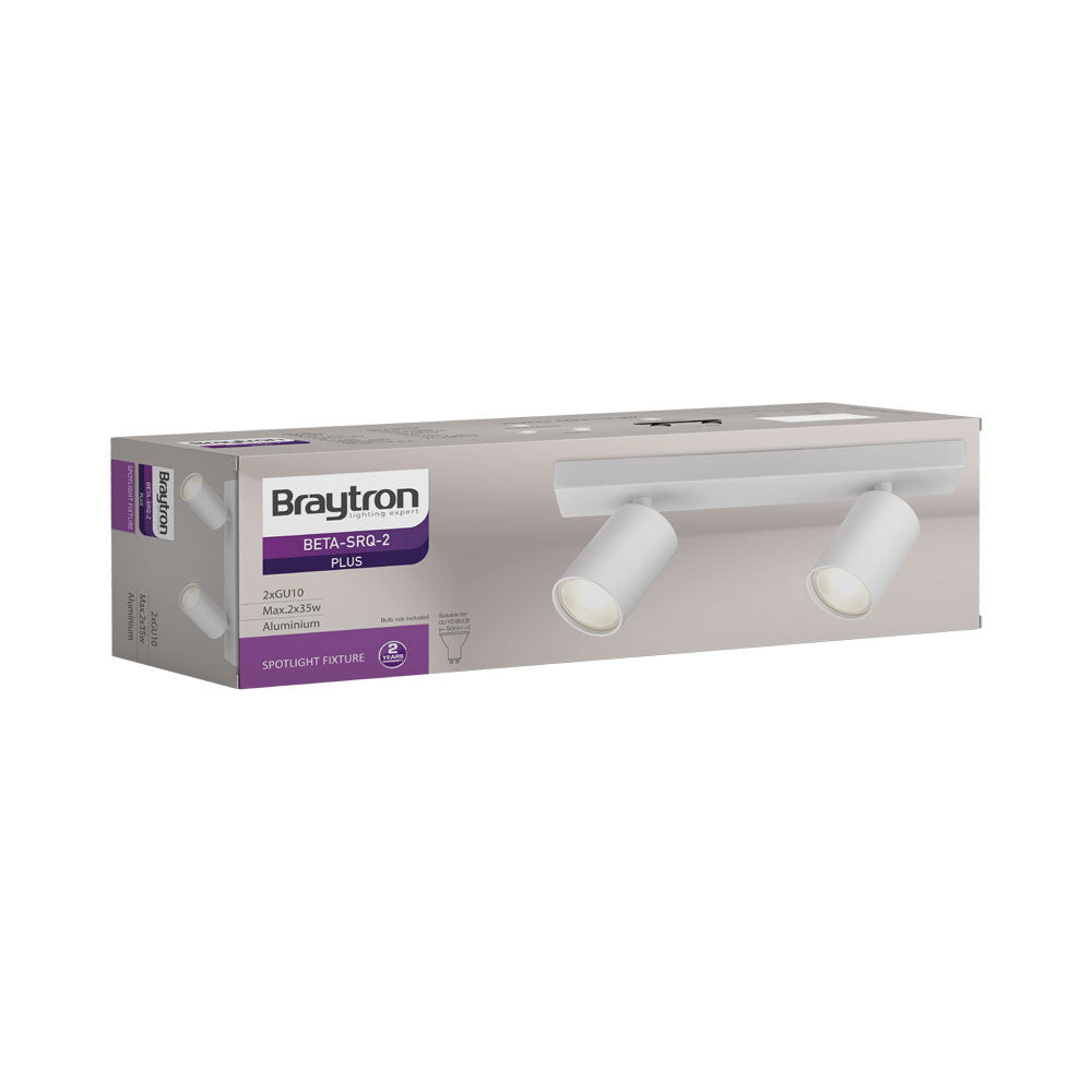 LED Deckenstrahler 2-flammig GU10 Weiß | Braytron – Bild 8