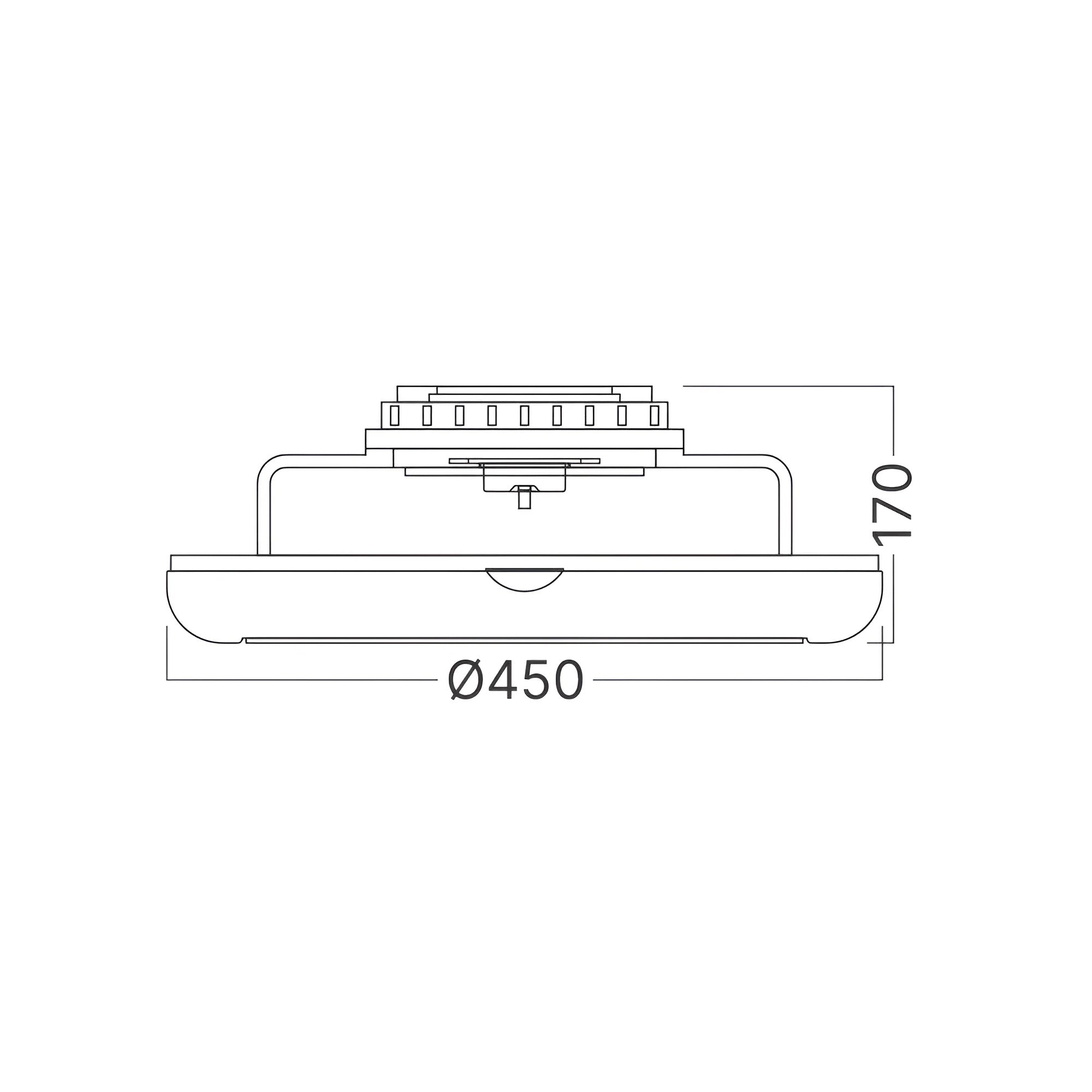 Braytron LED Deckenventilator mit Licht 40W 3200lm 3CCT Dimmbar App Fernbedienung Weiß – Bild 5