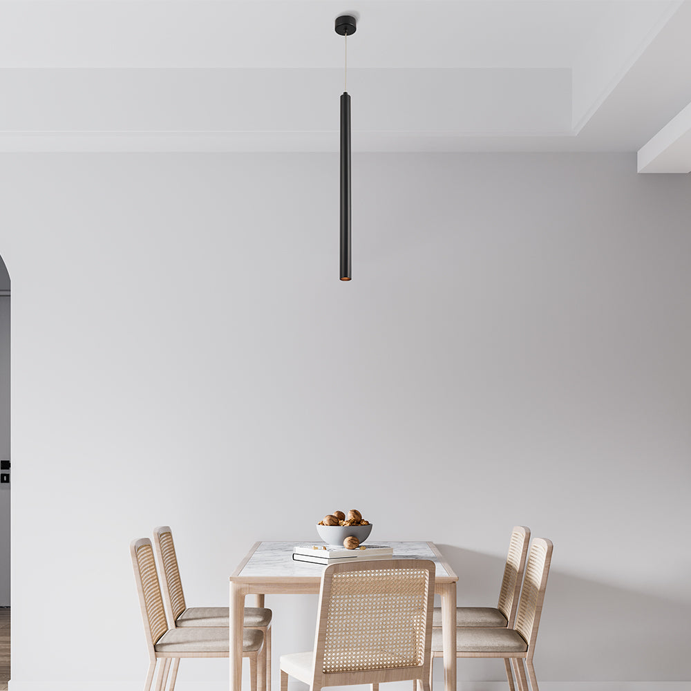 LED moderne Hängeleuchte Esstischbeleuchtung schwarz G9 Hängelampe Leuchte Spot Zylindrisch Ø2,8 cm – Bild 3