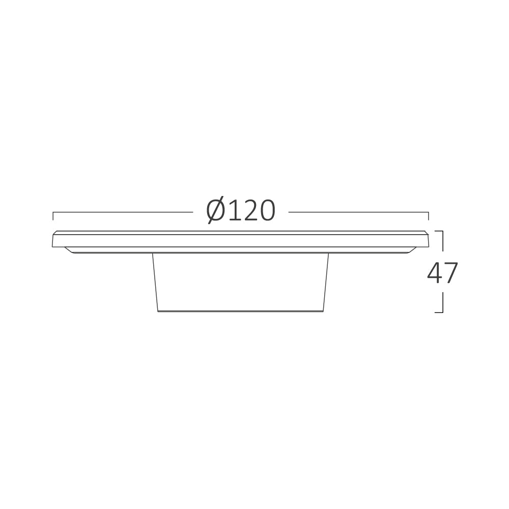 LED Außenwandleuchte 8W 3CCT – Rund Weiß – 760 lm – IP65 Ø120 mm indirekte Beleuchtung – Bild 6
