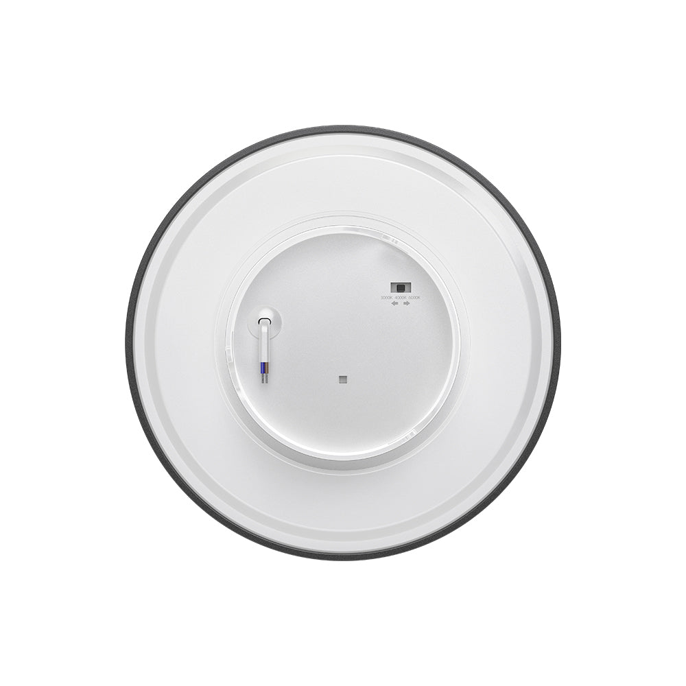 LED 8W Ø120 mm Wandleuchte Designer Wandlicht Rund Schwarz indirekte Beleuchtung IP65 3000-6500K – Bild 4