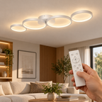 Braytron BH17-04090 LED-Deckenleuchte mit weißer Fernbedienung – Wohnraum-Motiv 1