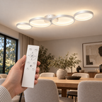 Braytron BH17-04090 LED-Deckenleuchte mit weißer Fernbedienung – Wohnraum-Motiv 2