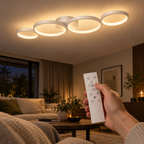 Braytron BH17-04090 LED-Deckenleuchte mit weißer Fernbedienung – Wohnraum-Motiv 5