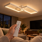 Braytron BH17-04490 LED-Deckenleuchte mit weißer Fernbedienung – Wohnraum-Motiv 5
