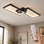 Braytron BH17-04491 LED-Deckenleuchte mit weißer Fernbedienung – Wohnraum-Motiv 4